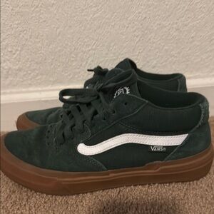 Vans Men's Green Sneakers size 8